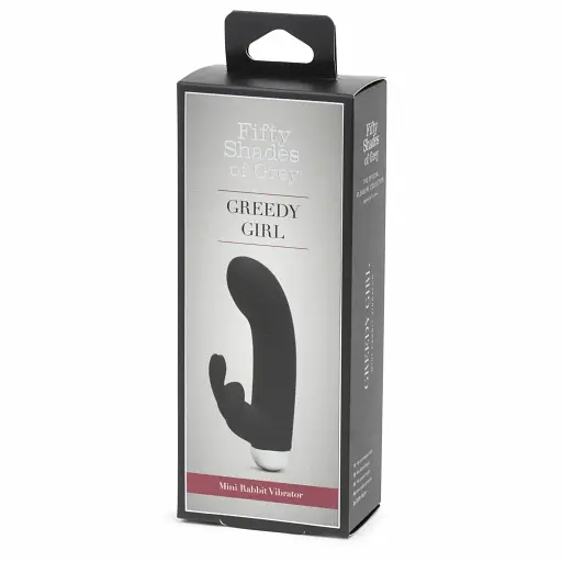 Мини вибратор-кролик Fifty Shades of Grey Greedy Girl 13.9 см черный - фото 7