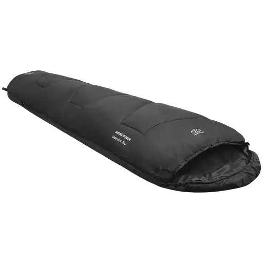 Спальный мешок Highlander Sleepline 250 Mummy/+5°C Charcoal Left (SB035-CH) - фото 1