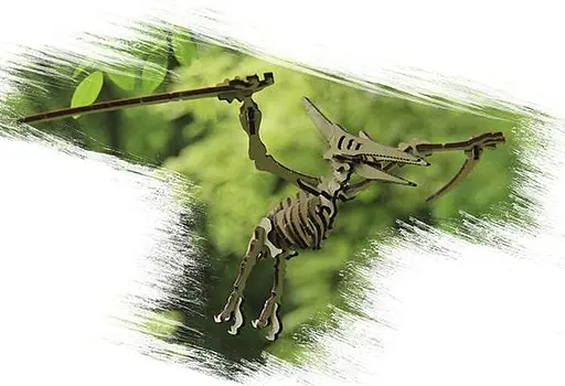 Дерев'яний конструктор Птеродактиль 29 деталей - фото 2