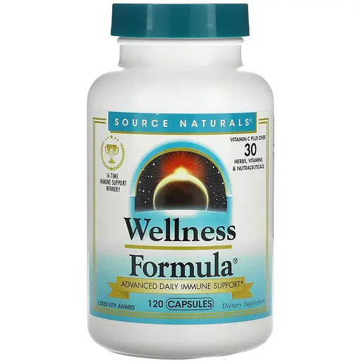 Імунна захисна формула Source Naturals Wellness Formula 120 капсул