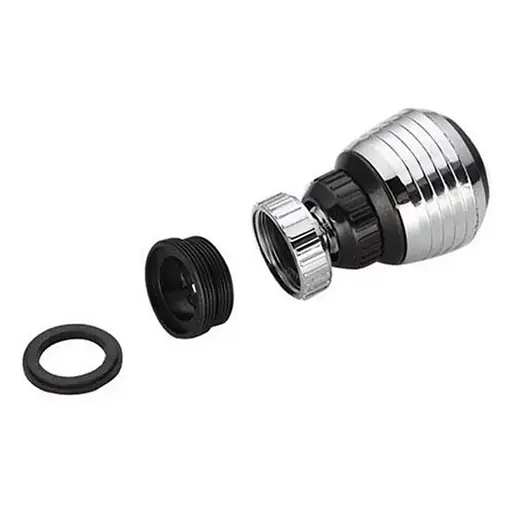 Аератор розпилювач на кран поворотний на 360 для кухні, раковини, економія води 50 відсотків, 1 шт - фото 2