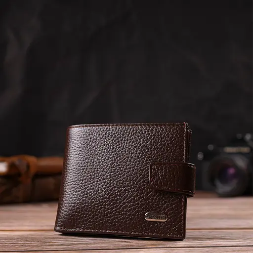 Чоловічий шкіряний гаманець Canpellini 11х9х1 см acs0025626 - фото 7