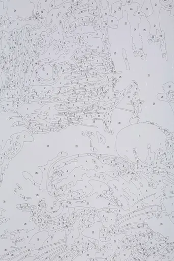 Набор для росписи по номерам "Три хвостика" 40*50 см, IDEA2-GX45761, ТМ "99IDEAS" - фото 7