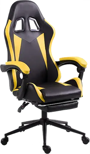 Геймерское кресло GT Racer черное с желтым (X-2323 Black/Yellow) - фото 6