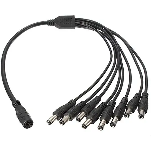 Розгалужувач живлення для камер відеоспостереження на 8 камер Longse RL-8