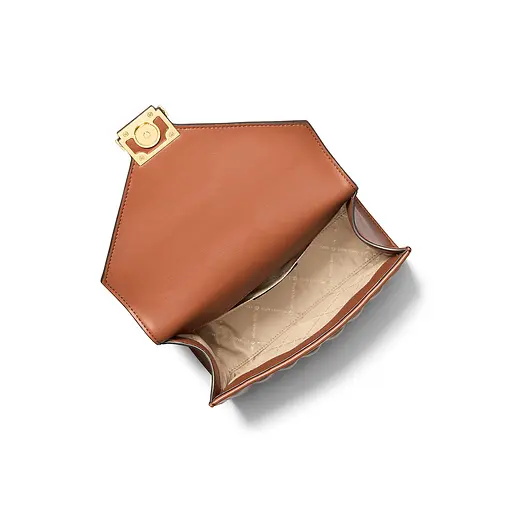 Женская сумка MICHAEL KORS Whitney Medium Quilted Shoulder Bag (Luggage) - фото 2