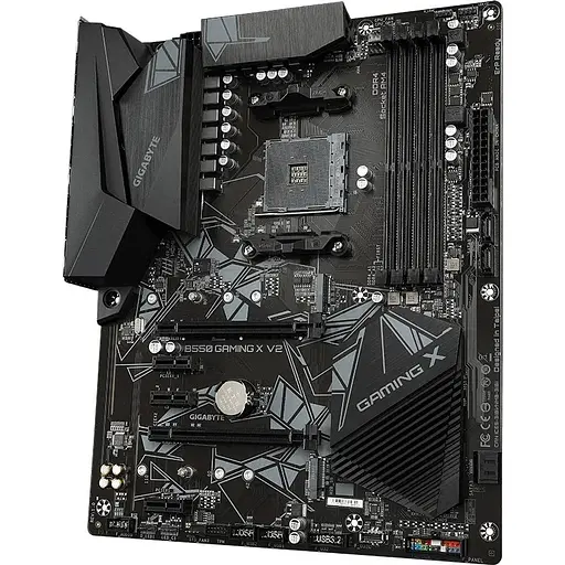 Материнская плата Gigabyte AM4 (B550) B550 Gaming X V2, B550, 4xDDR4, CrossFireX, Int.Video (CPU), 4xSATA3, 2xM.2, 1xPCI-E 16x 4.0, 1xPCI-E 16 3.0, ALC887, GLan, 6xUSB3.2/6xUSB2.0, DVI-D/HDMI, ATX - фото 4