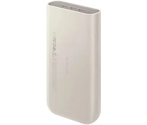 Акумулятор зовнішній SAMSUNG Battery Pack 20000 mAh 45 W (EB-P4520XUEGEU) бежевий - фото 1