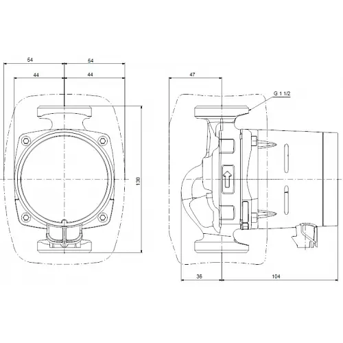 Циркуляційний насос Grundfos Alpha2 25-60 130 (99411150) - фото 4
