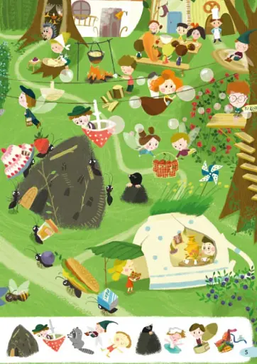 Знайди на малюнку. Прогулянка чарівним лісом - фото 3