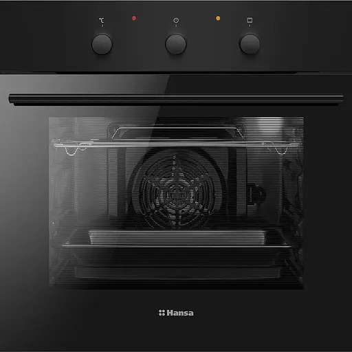 Духовка электрическая Hansa 60 см 62 л A гриль эмаль легкого очищения черный