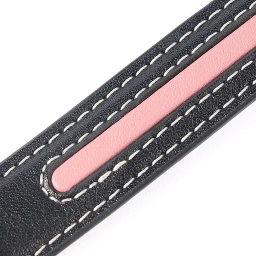 Поводок Lockink Sevanda Love Heart Butterfly LeaTher Collar Set - Black - фото 6