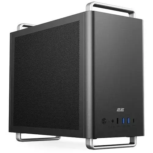 Корпус 2E Credo V300B, черный, без БП, Mini Tower, для Micro ATX/Mini ITX, 1xType-C/2xUSB 3.0/1xUSB 2.0, макс. CPU – 160 мм - фото 1