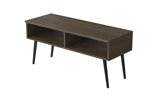 Тумба під ТВ Невада Ferrum-decor 45x100x38 Чорний метал ДСП Дуб Сонома Трюфель 16 мм (FRD-106723) - фото 4