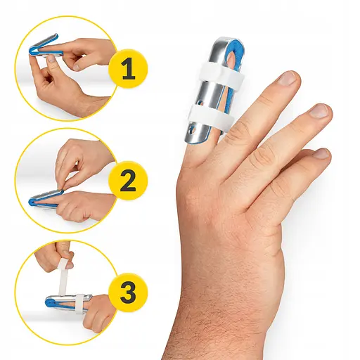 Фіксатор (бандаж) для пальця руки 4FIZJO MED 1 шт Size M (P-5905973407403) - фото 10