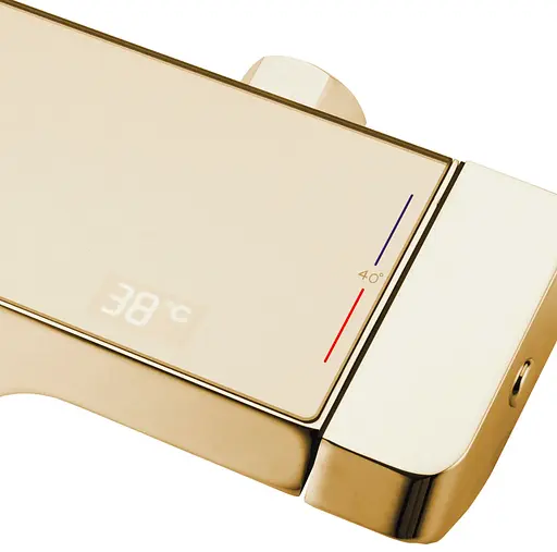 Душова система Rea Rob gold з термостатом та виливом REA-P6625, Золотий - фото 3