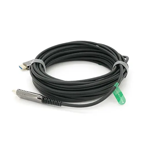 Кабель Veggieg V-H707 HDMI-HDMI 4K/60Hz 3840x2160.3D,HDR, ARC, Optical Fiber Cable, 10м - фото 3