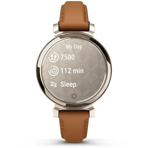 Смарт-часы Garmin Lily 2 Cream Gold with Tan Leather Band 010-02839-60 - фото 6