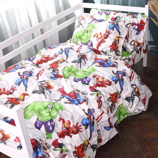 Підковдра MirSon Kids Time Hero Force бязь 110х140 см (2200011553986) - фото 4