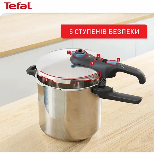 Кастрюля Tefal Secure Trendy P2584401 [150343] - фото 8