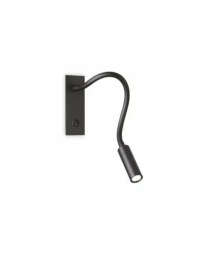 Бра Ideal Lux 272030 Io Ap Nero LED 3W 3000K 300Lm IP20 - фото 1