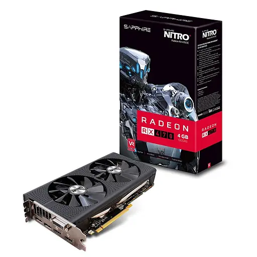 Видеокарта Sapphire AMD Radeon RX 470 4Gb Nitro+ (11256-01-20G) (GDDR5, 256 bit, PCI-E 3.0 x16) Б/у - фото 5