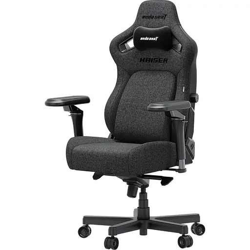 Крісло ігрове Anda Seat Kaiser 4 V2 Size XL Dark Gray Fabric (AD12YDDC-XLL-20-GB-CF-03) - фото 6