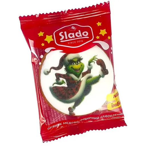 Медово-імбирний пряник Slado оздоблений 25 г