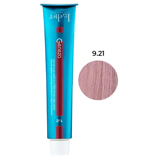 Профессиональная крем-краска для волос Le Cher Geneza Geneza 9.21(9BJ) светлый фиолетово-пепельный блонд 100 мл - фото 1