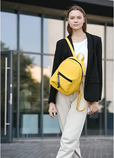 Жіночий Рюкзак Sambag Talari MST жовтий 31 х 22 х 12 см (12218028e) - фото 5