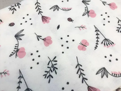 Пеленка фланель Moontime "Цветочки" - фото 2