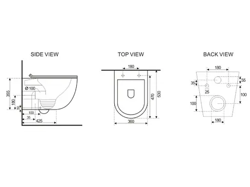 Унитаз подвесной Asignatura Simple Bend с крышкой Soft Close 37822805, Белый - фото 2