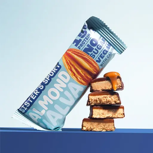 Батончик Sister's Sport Protein Halva, 10*40 грам - мигдаль та карамеллю 000313970 - фото 5