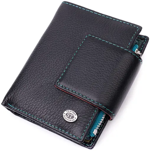 Жіночий шкіряний гаманець ST Leather 9х12х1.5 см acs0028361 - фото 1