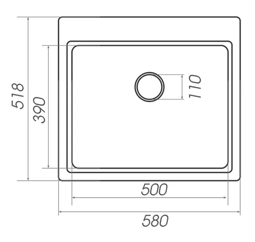 Кухонна мийка Platinum 5852 VESTA (SP000025119) - фото 5