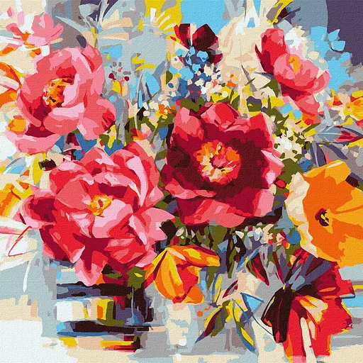 Картина за номерами "Подарунок полів" ©BOND Tetiana Ideyka KHO3234 40х40 см