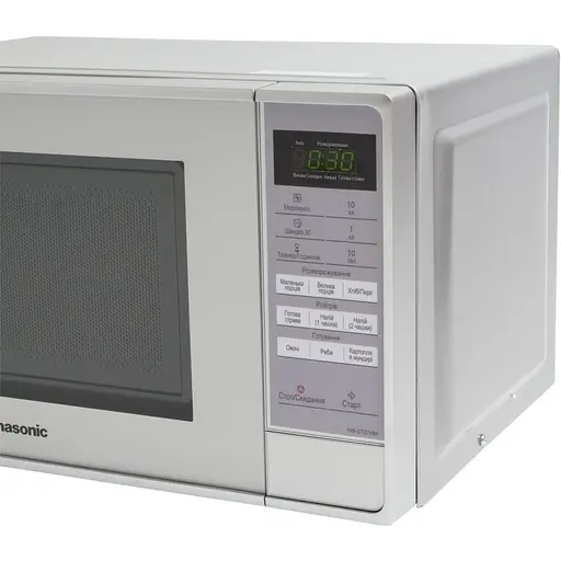 Микроволновая печь Panasonic, 20 л, элект.управление, 800 Вт, дисплей, серебристая - фото 3