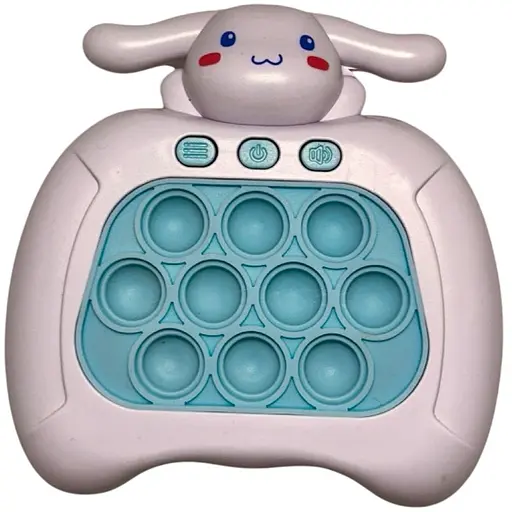 Електронна іграшка Quick Push Pop It із 4 режимами гри сіра