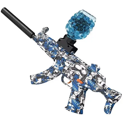 Бластер автоматический OldBro Auto MP 5 Gel Ball с гель шариками орбиз 10500 шт. eXtream blue - фото 1