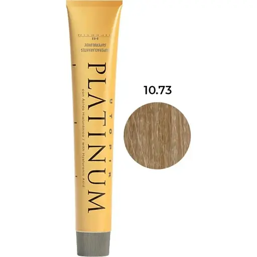 Крем-краска для волос Hipertin Utopik Platinum 10.73 Суперблонд песочно-золотистый 60 мл