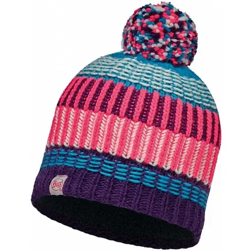 Шапка Buff Junior Knitted & Polar Hat Hops Plum (1033-BU 113527.622.10.00)
