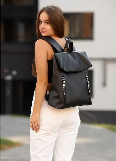 Женский рюкзак Sambag Rene LZTe черный 37 х 31 х 14 см (27108001e) - фото 2