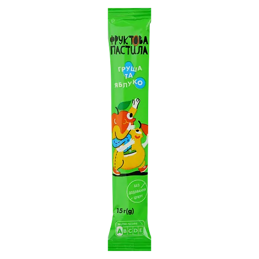 Пастила фруктова Премія груша та яблуко 15 г
