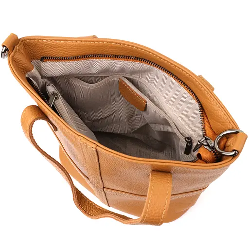 Женская сумка Vintage из натуральной кожи 28х25х12 см sum0027616 - фото 8