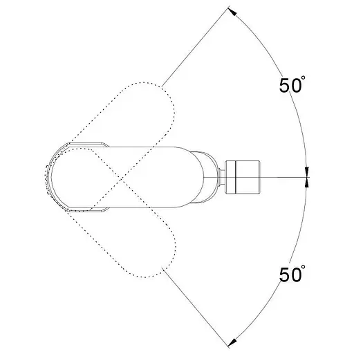 Змішувач для біде Troya LAB2-A136 одноважільний 30412 - фото 4
