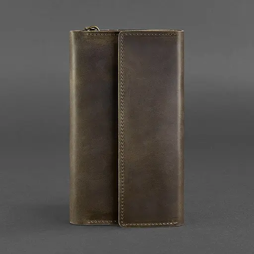 Кожаный клатч-органайзер (Тревел-Кейс) 5.1 темно-коричневый - фото 7