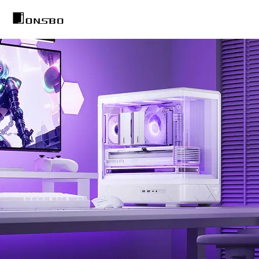 Корпус JONSBO D200 White - фото 4