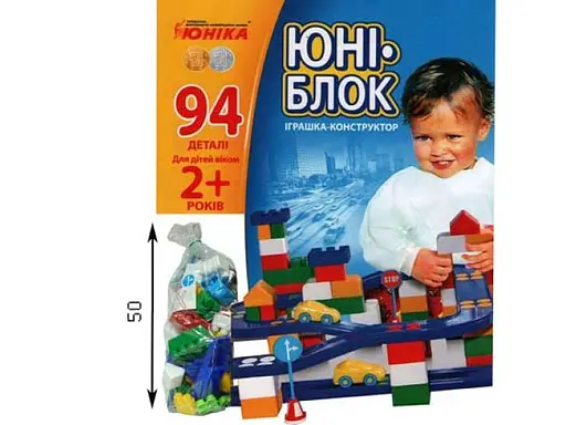 Конструктор Юніка Юни-блок 94 дет. - фото 2