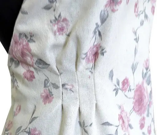 Фартук Прованс Bella Розы с кружевом, белый с розовым (13529) - фото 3