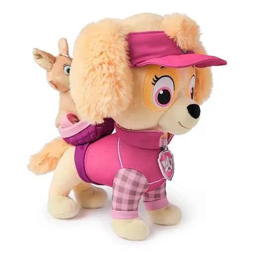 Мягкая игрушка Paw Patrol Щенячий патруль Щенок Скай с любимцем 30 см (SM47401/7700) - фото 3